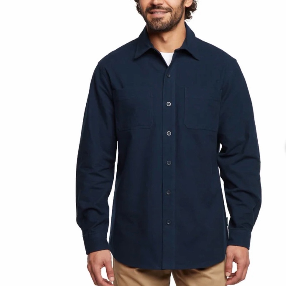 Woolrich Men's 100% Cotton Chamois Shirt